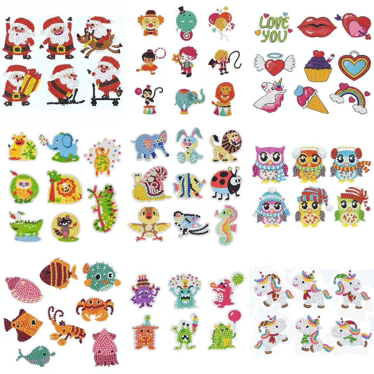 Resin Art Diy - Diamant Malerei Aufkleber 5d DIY Cartoon