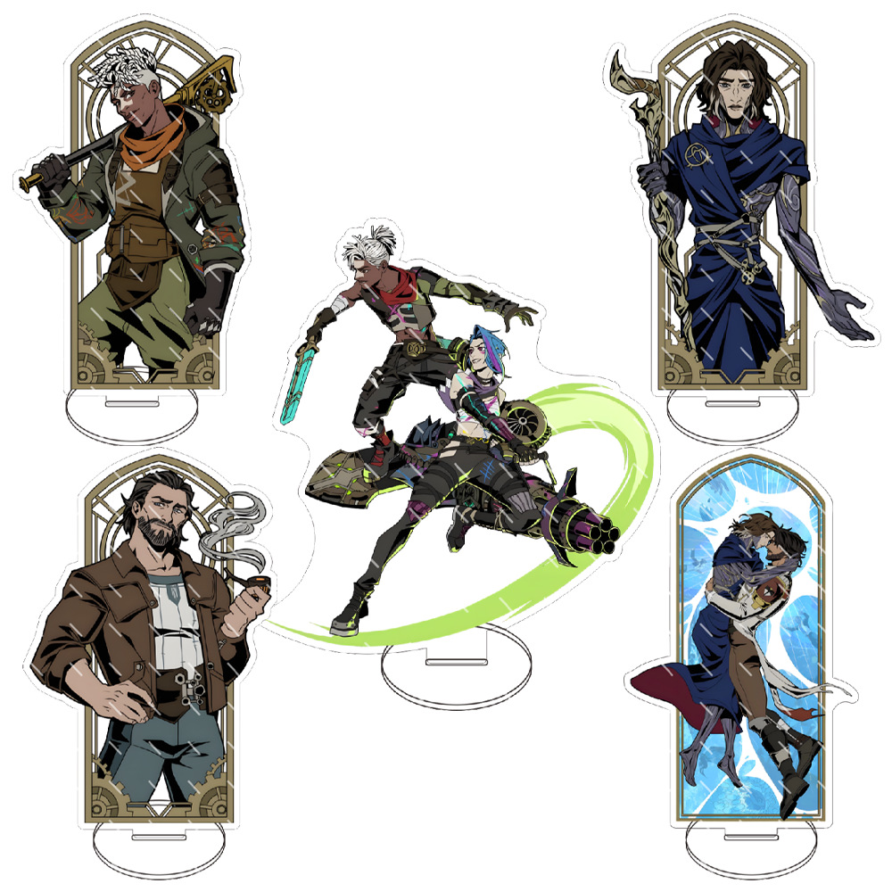 Resin Art Anime - Arcane: League of Legends Acryl-Spielständer Modellplatte