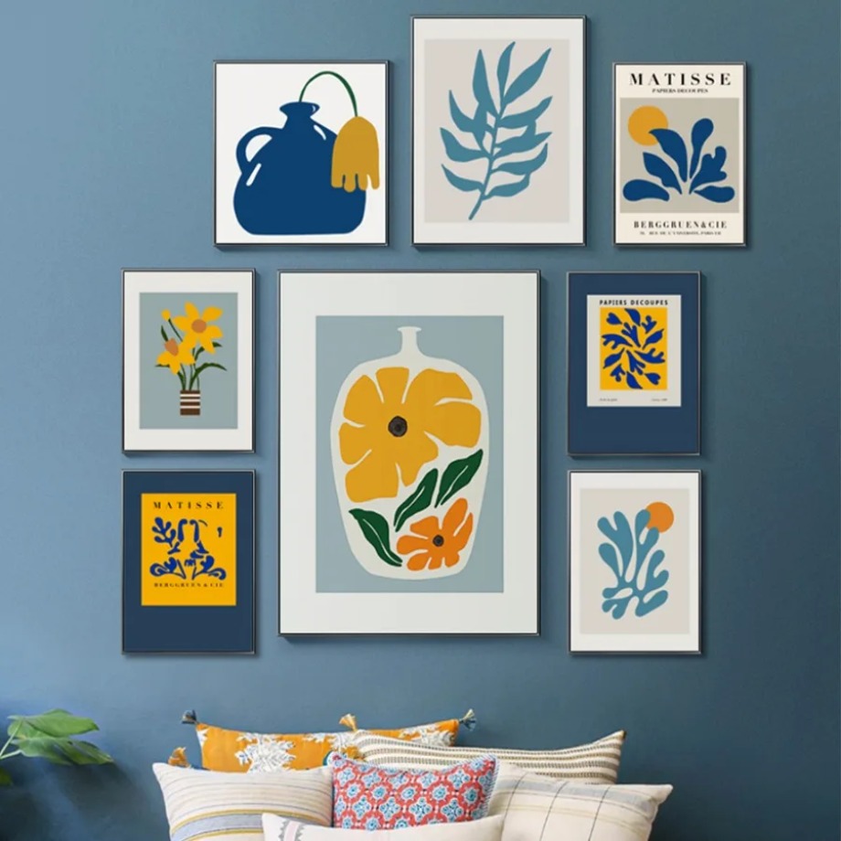 Resin Art And Deco - Henri Matisse Picasso Poster Drucke Blumenmarkt