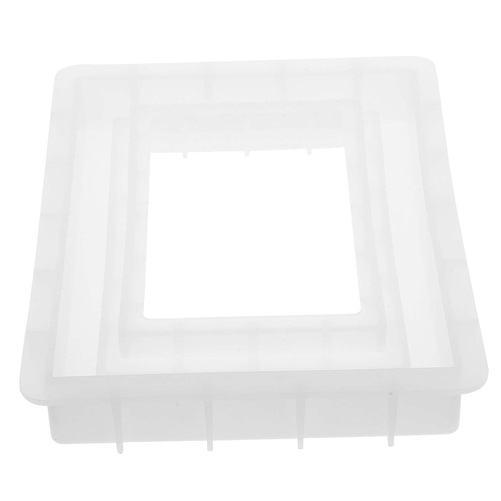 Resin Art Easy - Fotorahmen-Silikonform, rechteckig, wiederverwendbar, einfach zu bedienen,