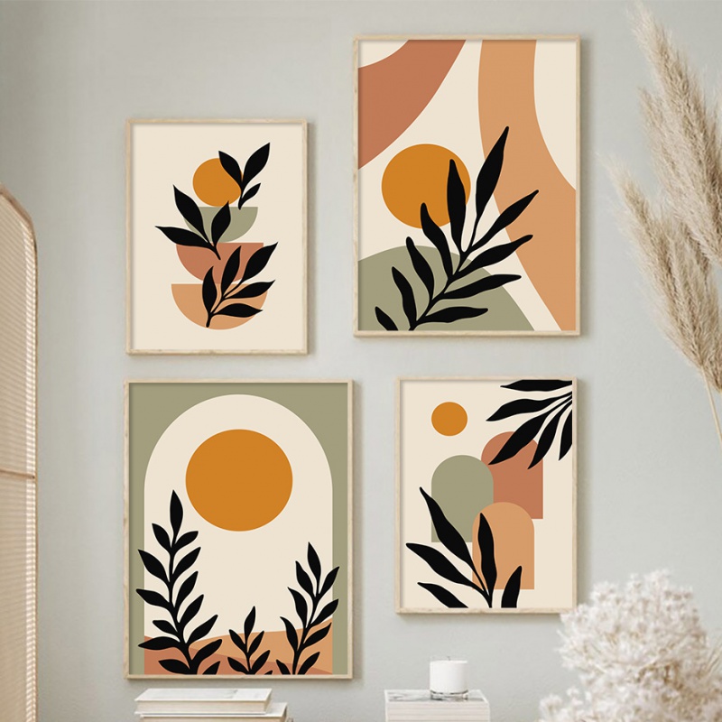 Resin Art Online - Abstrakte nordische Wandkunst im Boho-Stil, geometrische