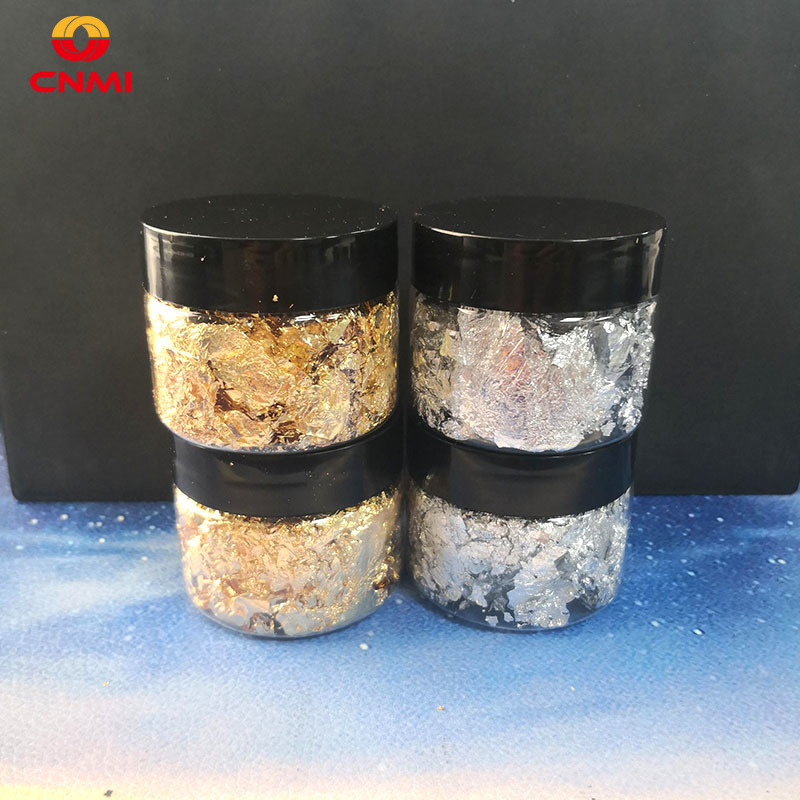 Resin Art Gift For Wedding - 3g Blattgold Flocken Epoxidharz Füllung Silberfolie