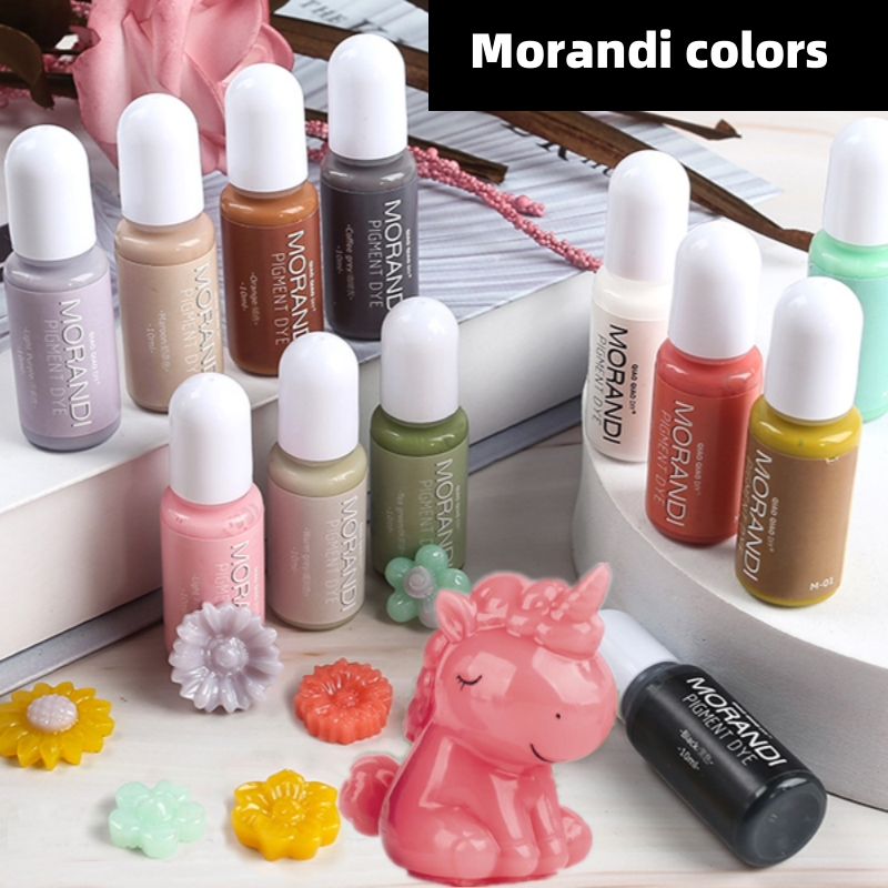 Resin Art Alcohol Ink - 24 farben Morandi Undurchsichtige Farbe Pigment