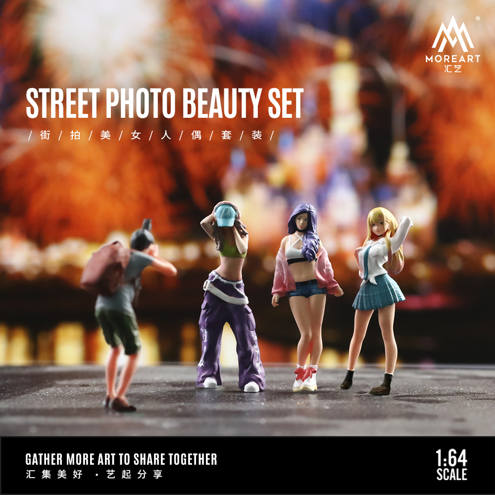 Resin Art And Decor - Mehr Art 1:64 Actionfiguren-Set, Street Shot