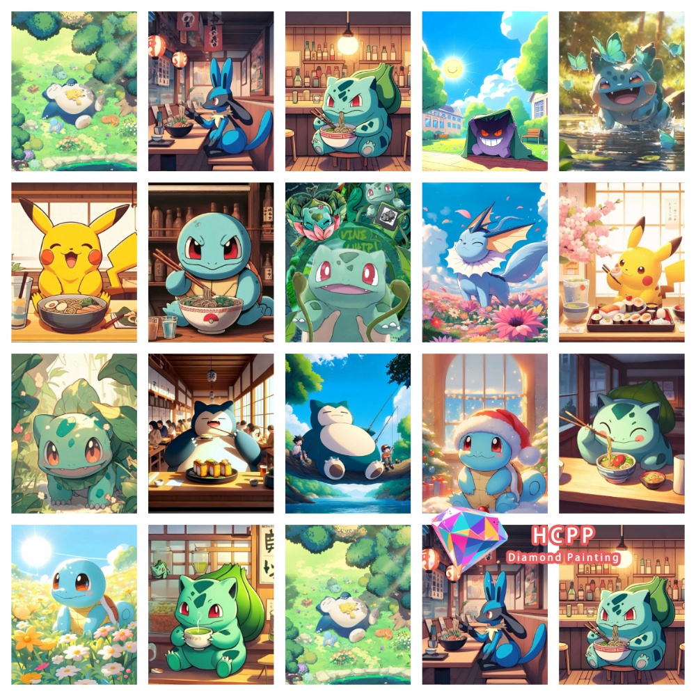 Pikachu Bulbasaur Squirtle Ani – Resin Art Work Bewertung und Preis