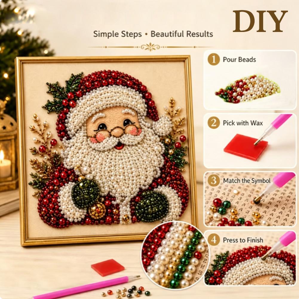 Weihnachtsmann Perlen-Kunst DI – Resin Art Diy Bewertung und Preis