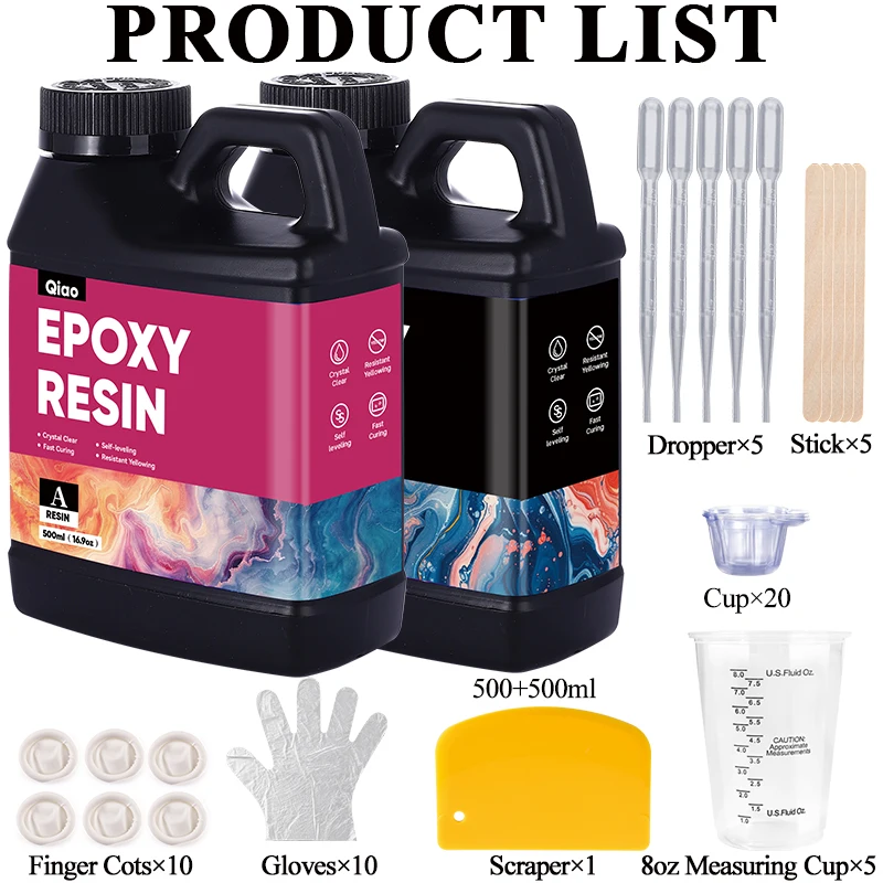 500ml 1000ml Leicht Mischbares – Resin Art Easy Bewertung und Preis