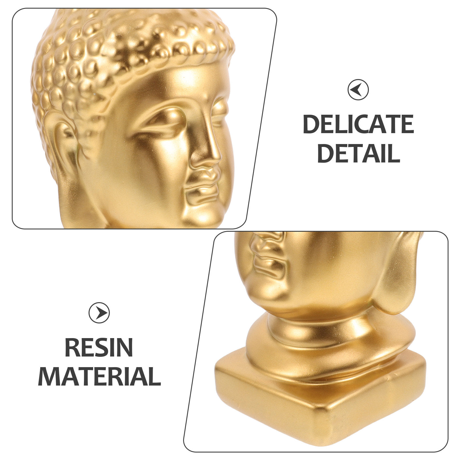 Buddha-Kopf Kunststatue aus Ha – Resin Art And Decor Bewertung und Preis