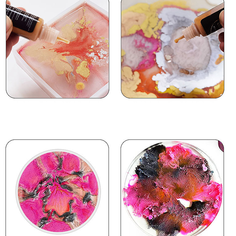 1 Set Kunsttinte Alkohol Epoxi – Resin Art Alcohol Ink Bewertung und Preis