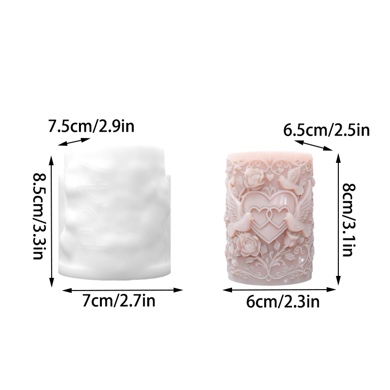 Doppeltes Herz verbunden weiße – Resin Art Design Bewertung und Preis