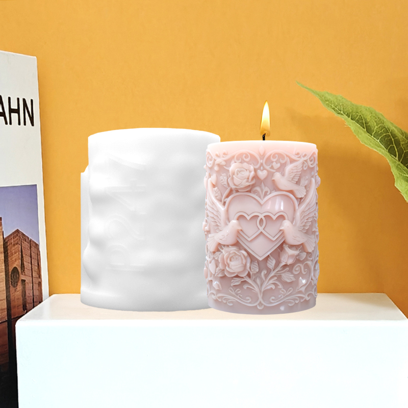 Doppeltes Herz verbunden weiße – Resin Art Design Bewertung und Preis