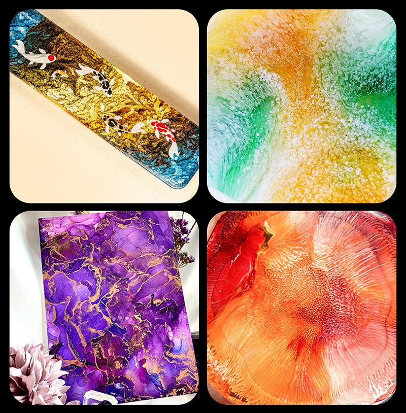 1 Set Kunsttinte Alkohol Epoxi – Resin Art Alcohol Ink Bewertung und Preis