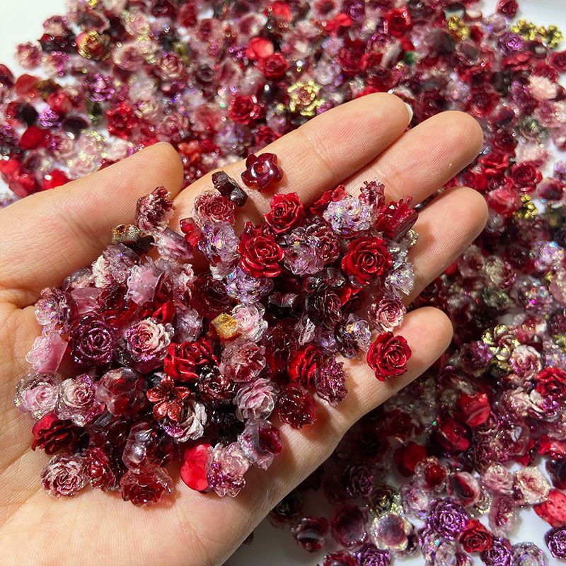 Mini-Simulations-Rosenknospen  – Resin Art Rose Petals Bewertung und Preis