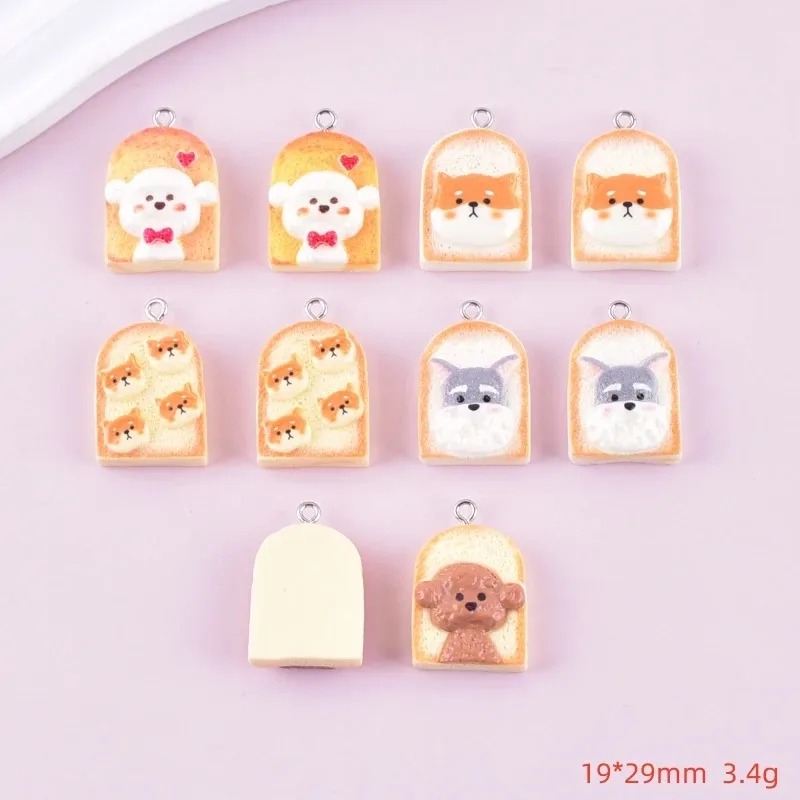 10 Stück niedliche Toast-Hund- – Resin Art And Decor Bewertung und Preis