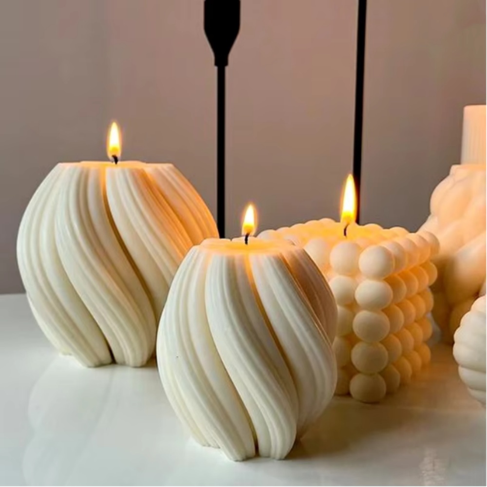 3D Rotierende Säulenkerzen-Sil – Resin Art Ocean Bewertung und Preis