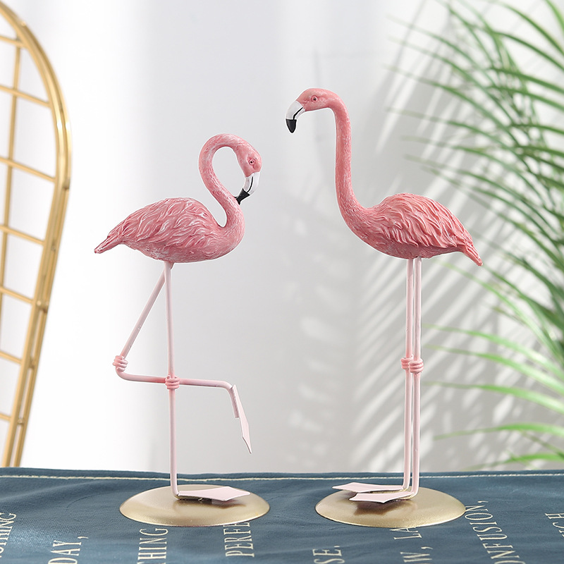 3 Stück Rosa Flamingo-Figuren  – Resin Art Gift For Wedding Bewertung und Preis