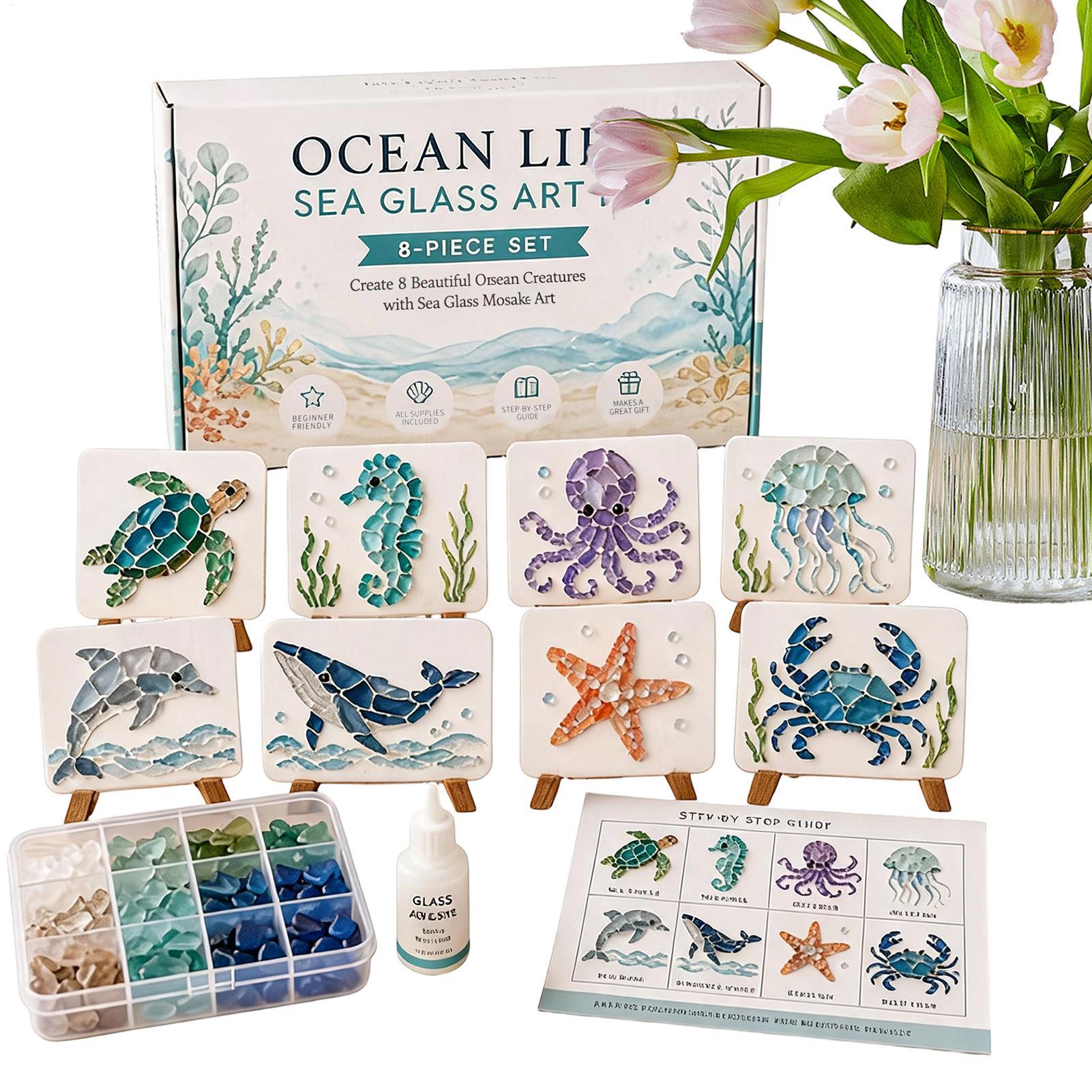 Unvollendetes DIY-Mosaik-Kunst – Resin Art Ocean Bewertung und Preis