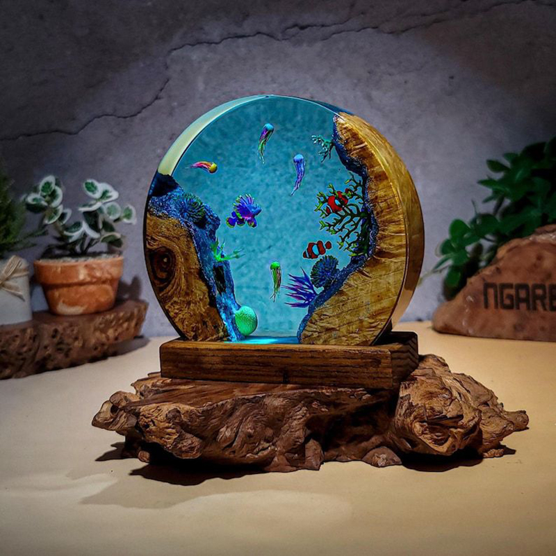 Ozean-Aquarium Organismen Harz – Resin Art And Decor Bewertung und Preis