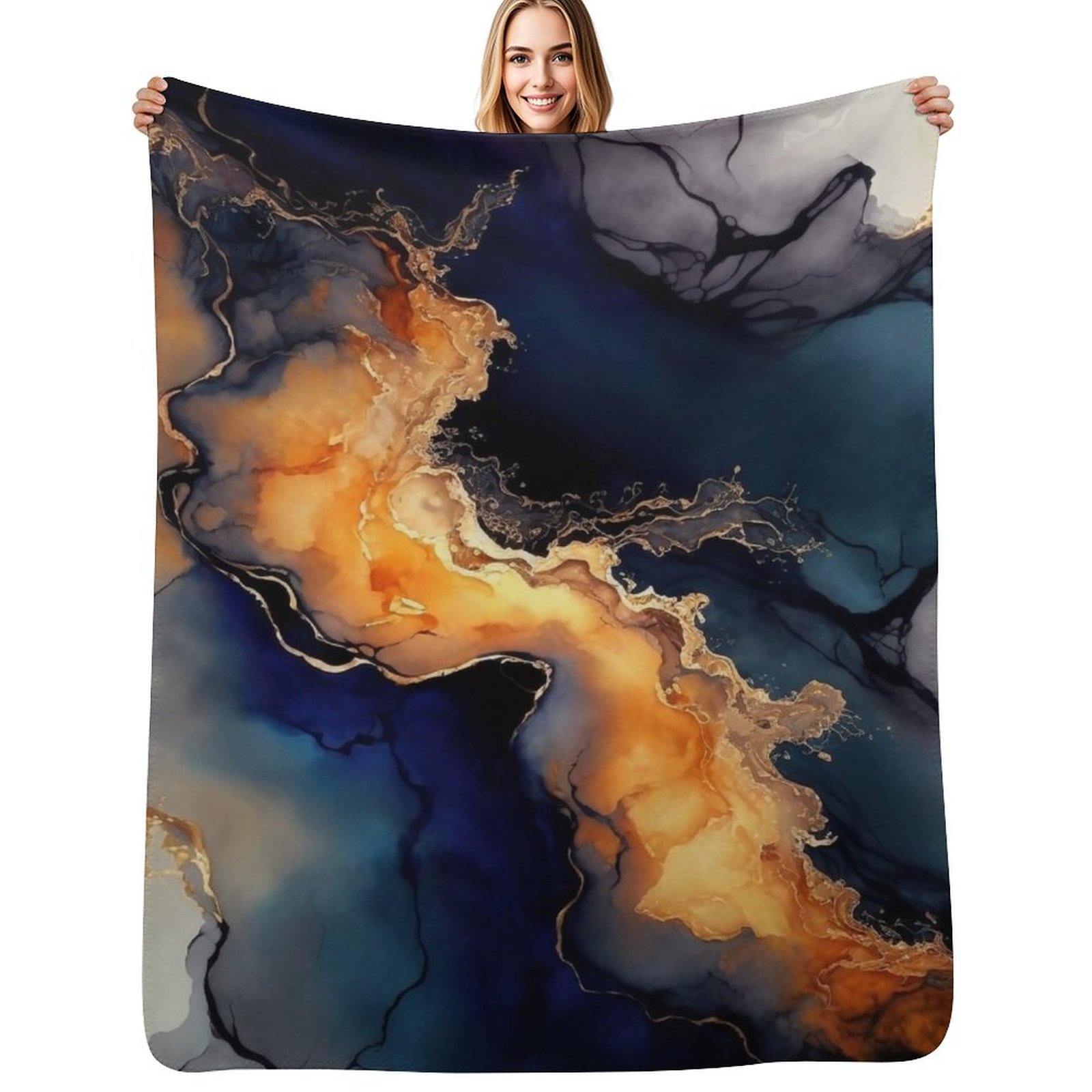 Vulkanische Wellen – Abstrakte – Resin Art Alcohol Ink Bewertung und Preis