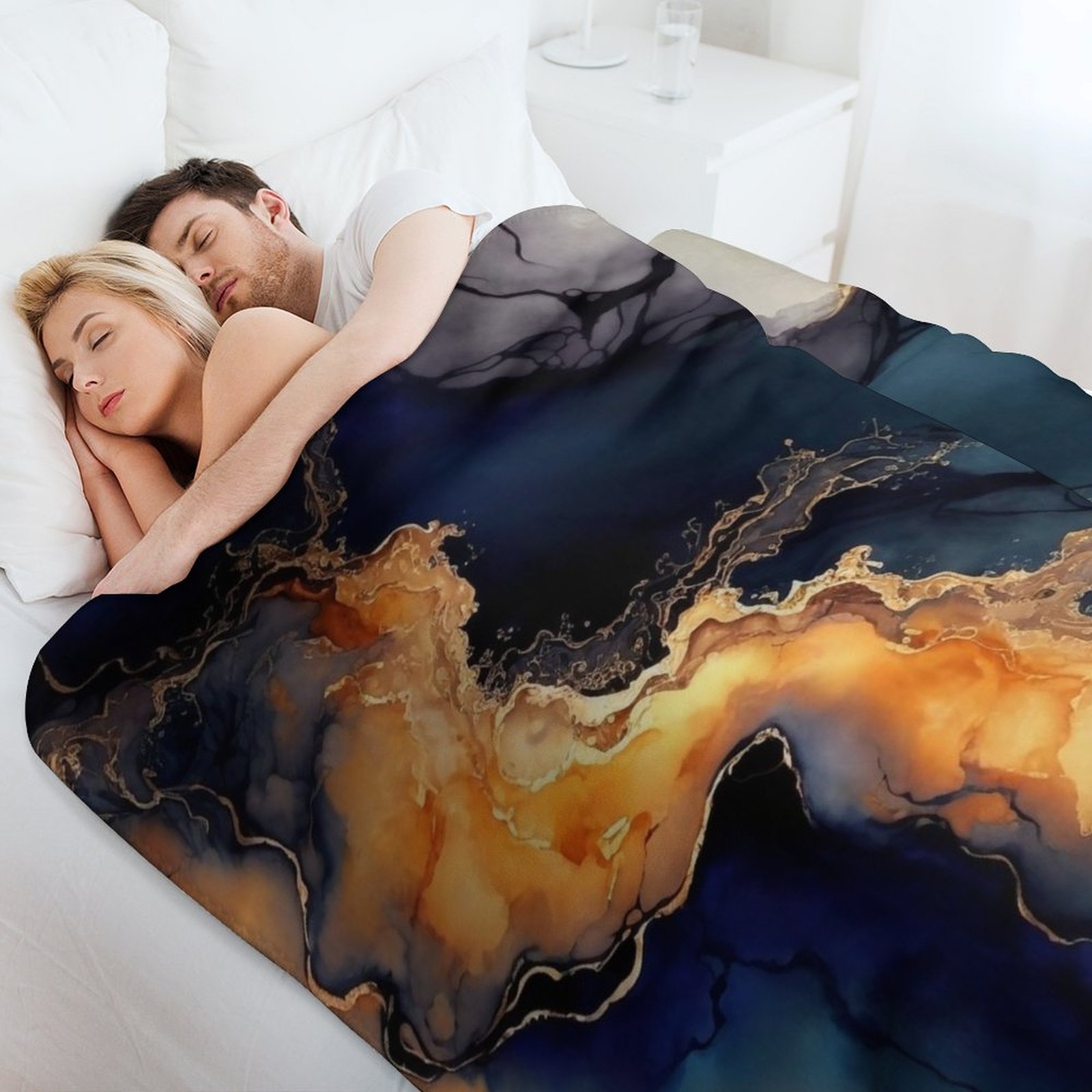 Vulkanische Wellen – Abstrakte – Resin Art Alcohol Ink Bewertung und Preis