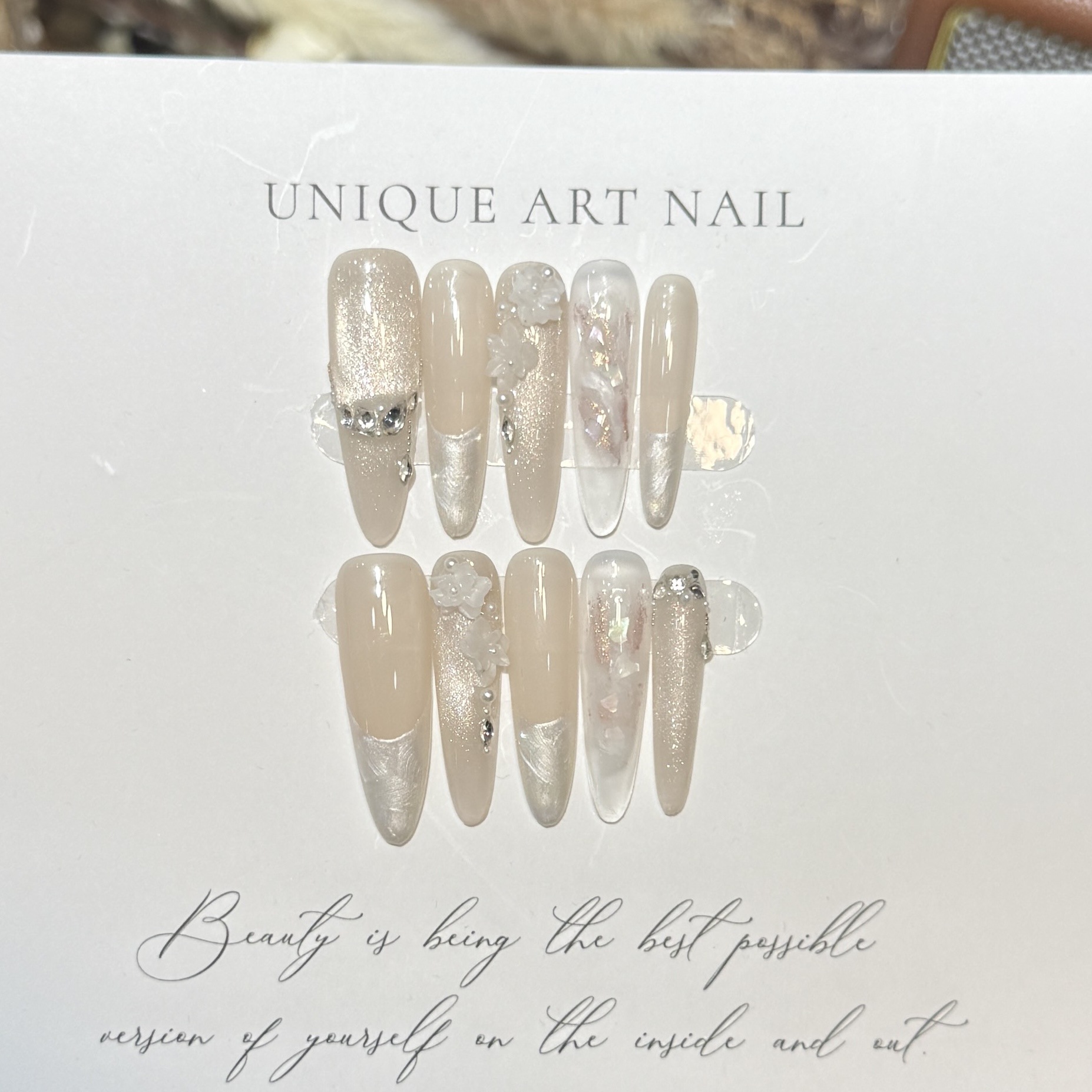 Drücken Sie auf die Nägel, 10  – Resin Art And Deco Bewertung und Preis