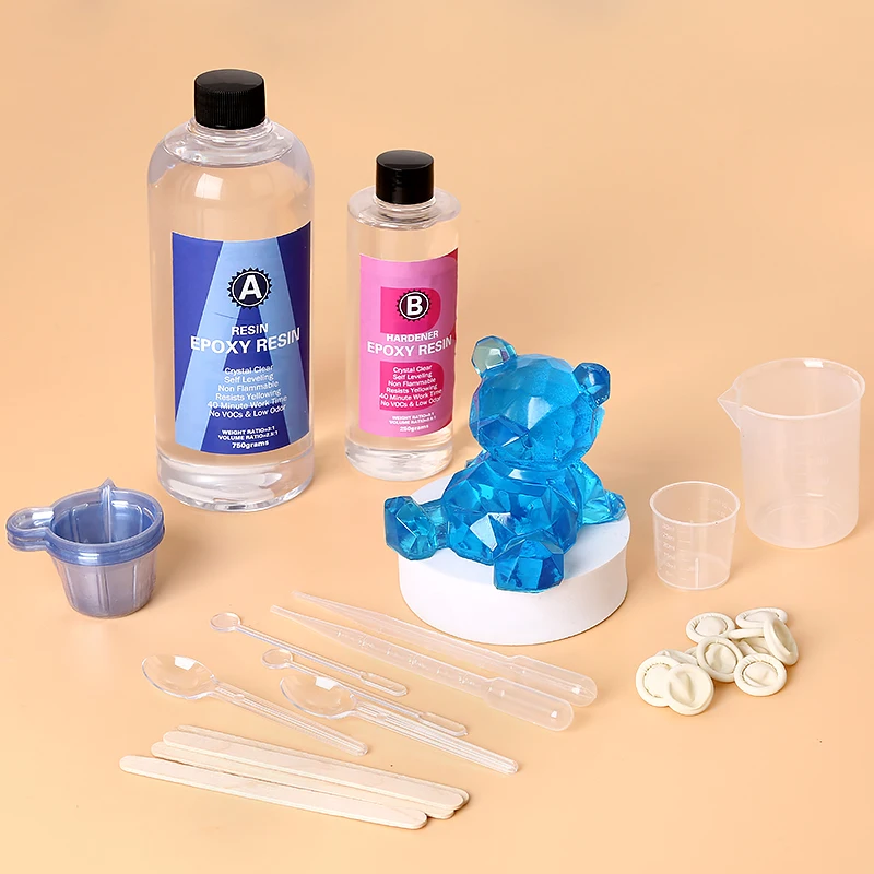 Epoxidharz-Set, kristallklar,  – Resin Art Easy Bewertung und Preis