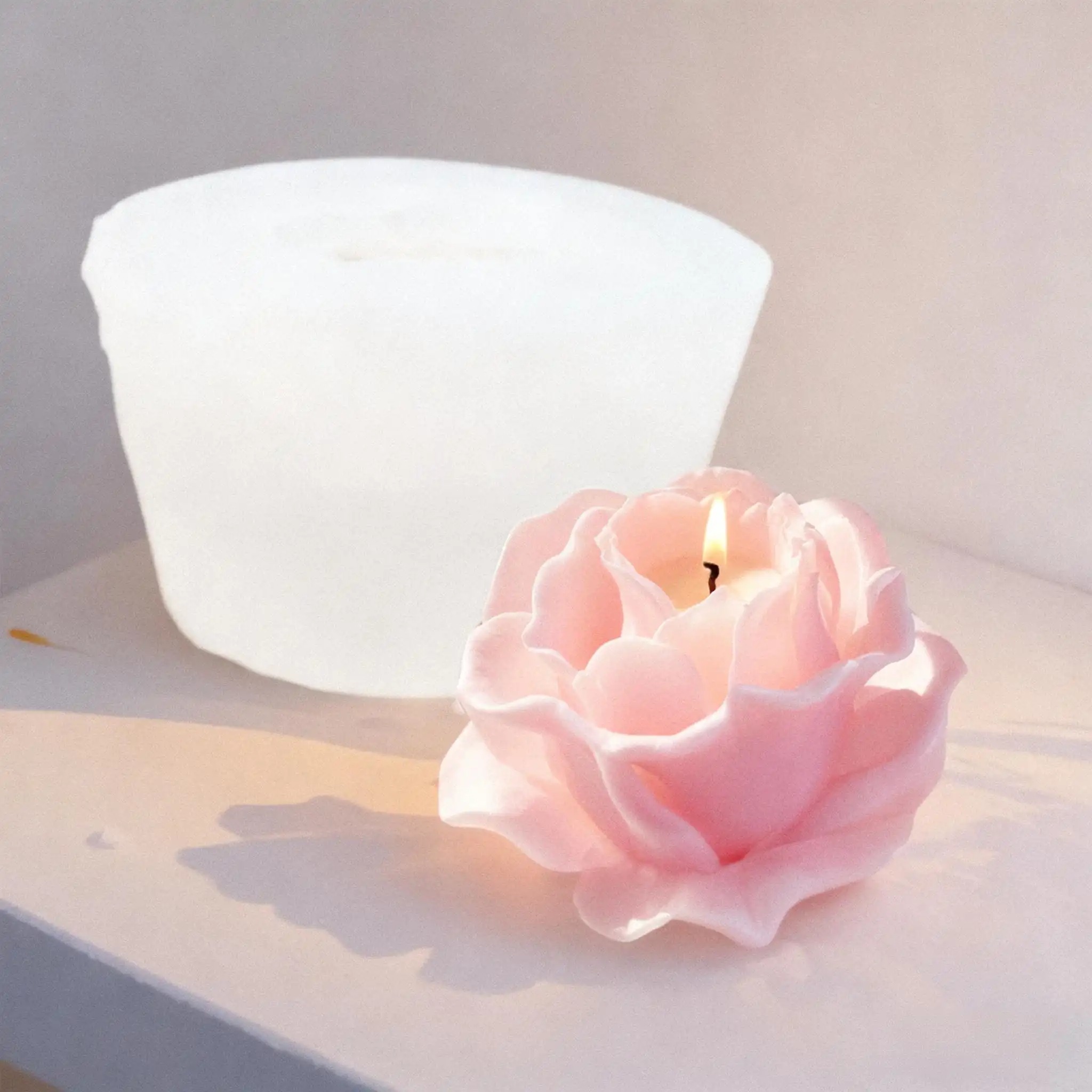 1 Stück 3D Elegante Rosen-Sili – Resin Art Rose Petals Bewertung und Preis