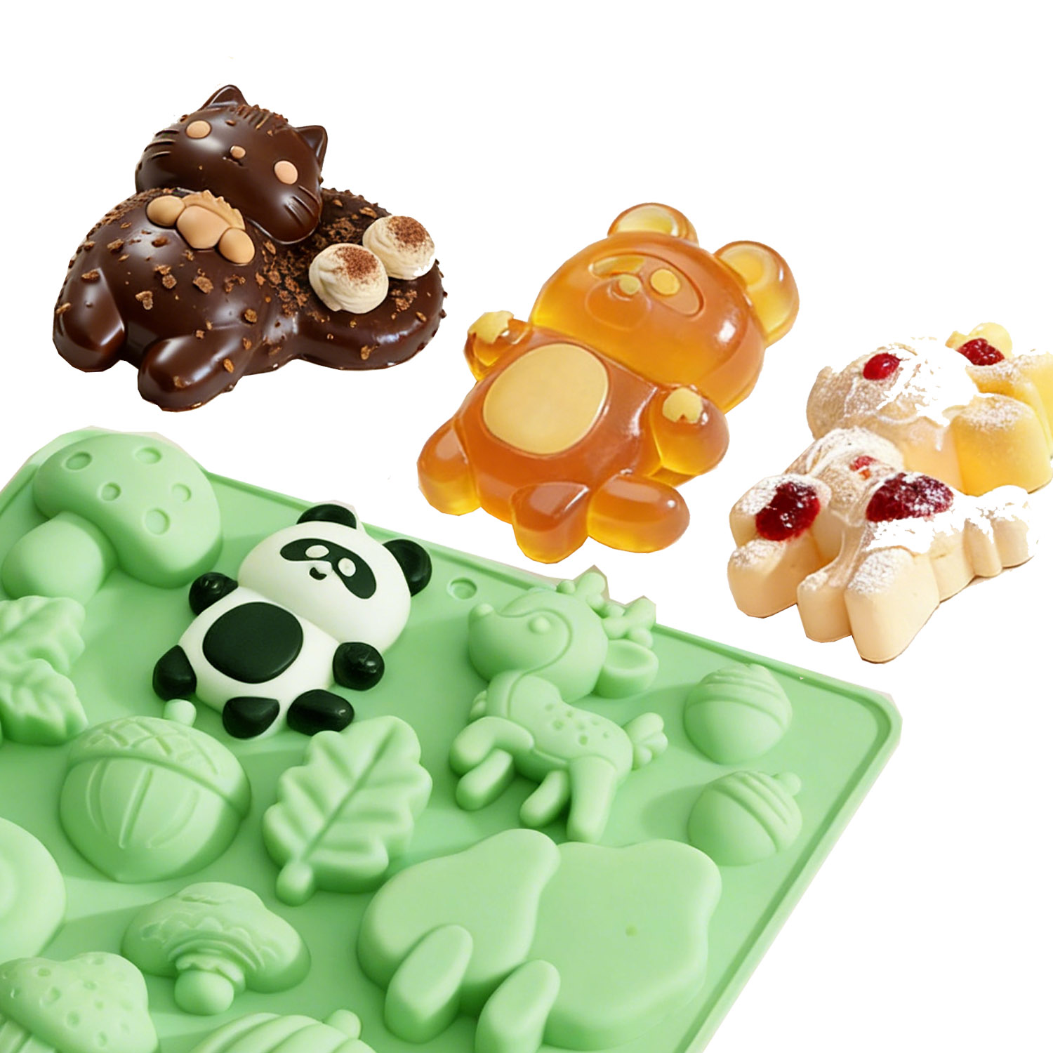1 Silikon-Kuchenform in Tierfo – Resin Art And Decor Bewertung und Preis