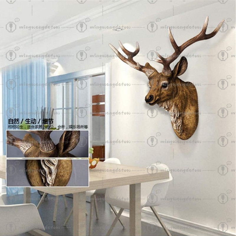 Künstlicher Hirschkopf 17 Zoll – Resin Art And Decor Bewertung und Preis