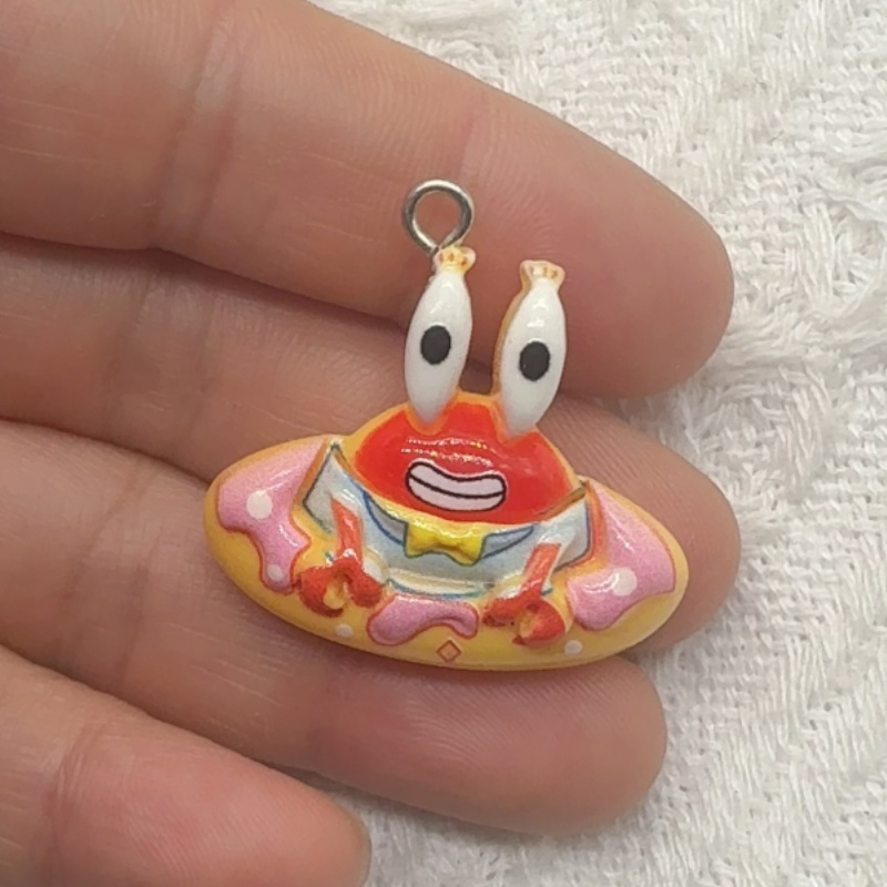 10 Stück Cartoon-Harzanhänger, – Resin Art Hanging Bewertung und Preis