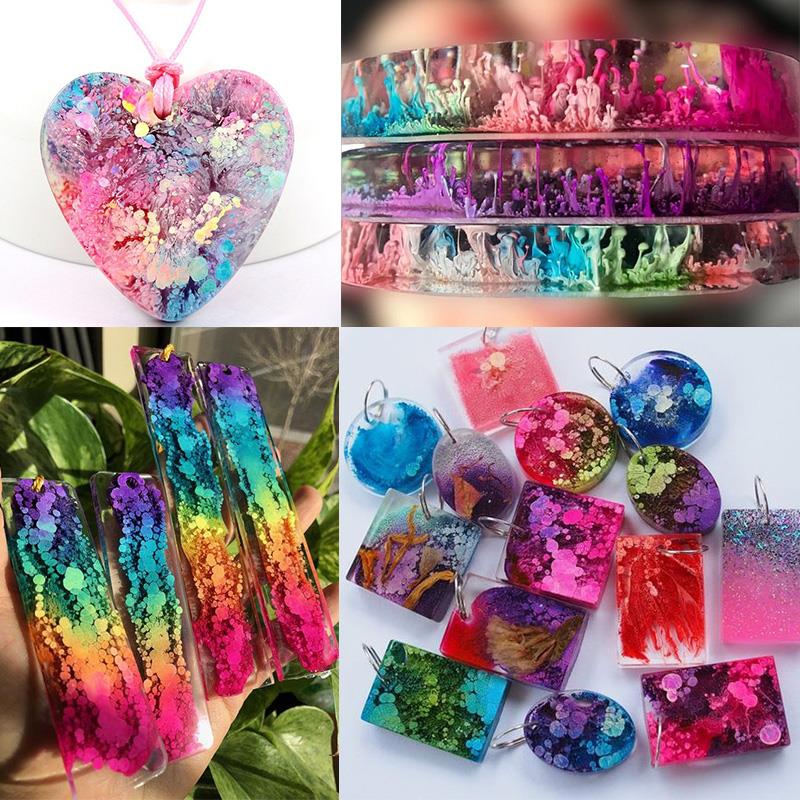 24 farbe 10ml Kunst Tinte Alko – Resin Art Alcohol Ink Bewertung und Preis