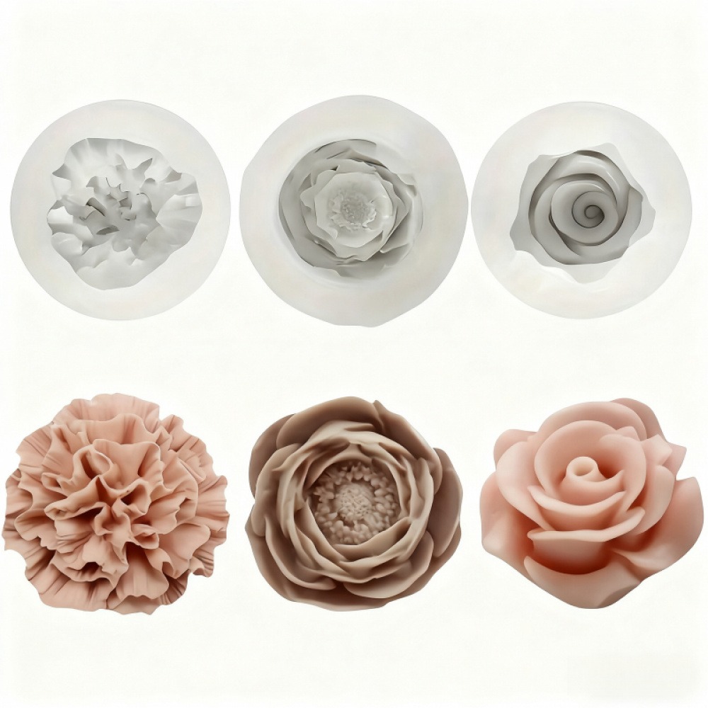 3-teilige Rosen-, Pfingstrosen – Resin Art Rose Petals Bewertung und Preis